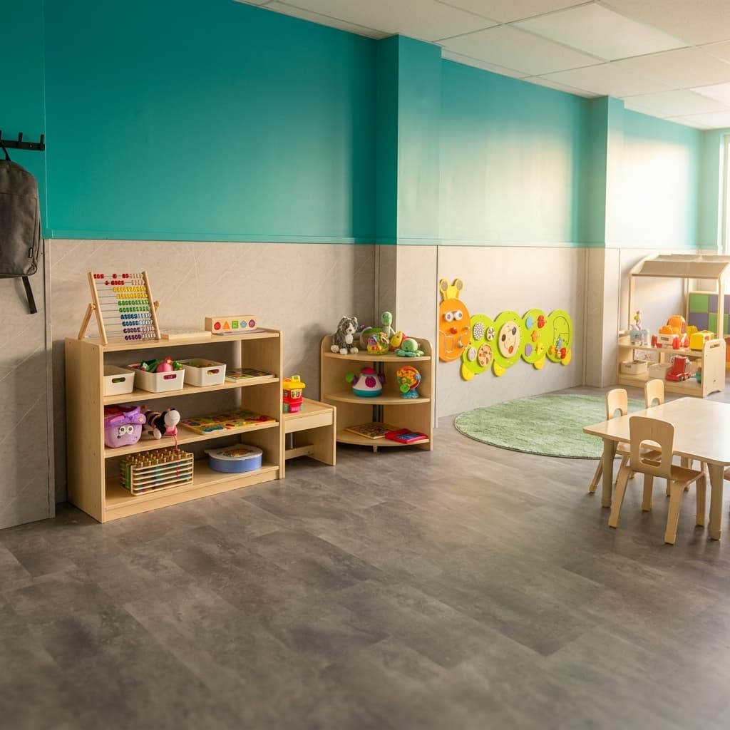 Toddlers program classroom at Tiny Genius Daycare